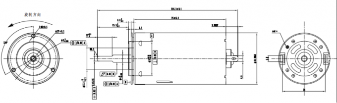 Motor micro elegante de DC para la máquina del café hasta 10000 RPM 0